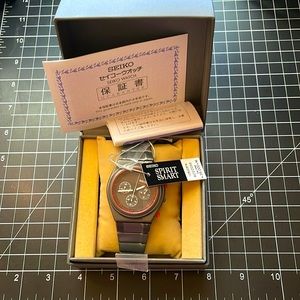 SEIKO SPIRIT "SEIKO × GIUGIARO DESIGN 1500 Pcs SCED055 number 1069-1500 Unworn